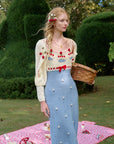 Christmas Berry Carol knit dress