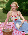 Christmas Berry Carol knit dress