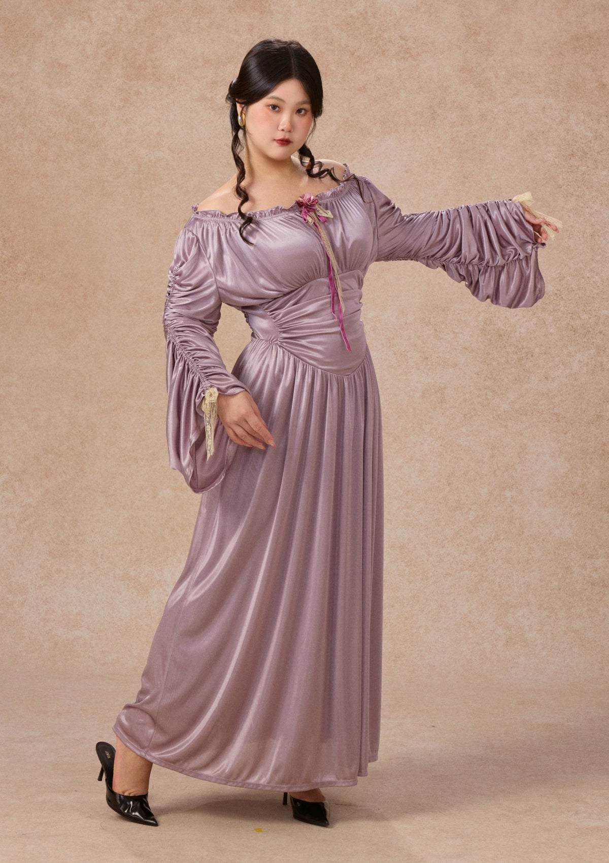 Curve&Plus Lavender Hue Parthenon Dress