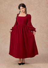 Curve&Plus Passionate Love Bordeaux Dress