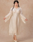 Curve&Plus Flowing Light Hymn Dress