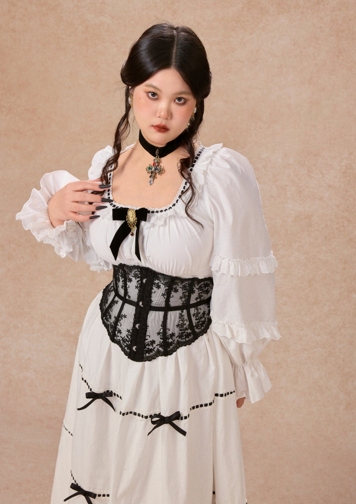 Curve&Plus Ghost Carol Dress