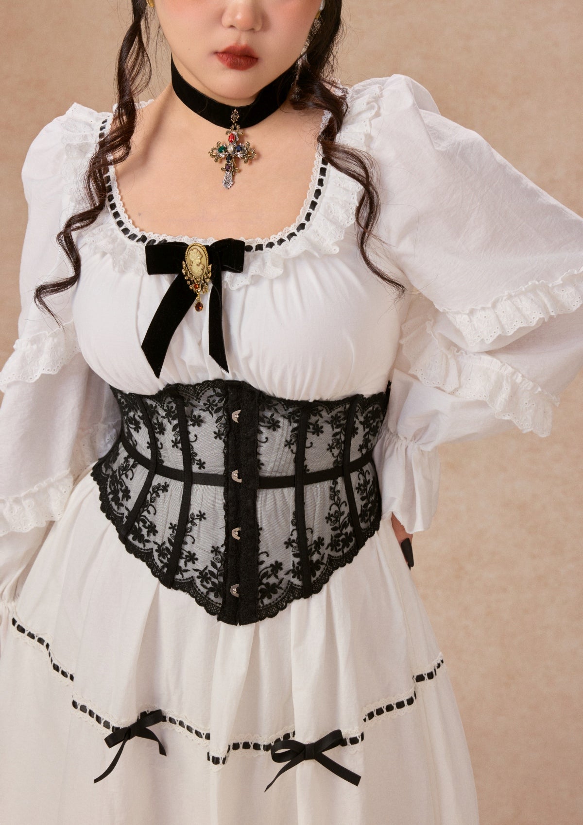 Curve&Plus Ghost Carol Corset (underbust)