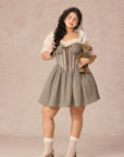 Curve&Plus Bear Date Dress(Short)