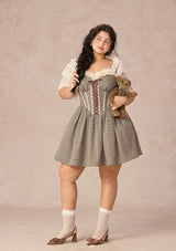 Curve&Plus Bear Date Dress(Short)