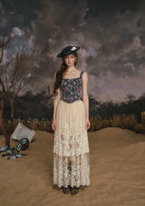 Azure Flower Fair Corset