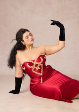 Curve&Plus Queen Heart Corset Dress
