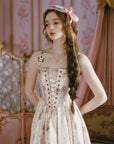 Nachmittagstee-Kleid (Pink)