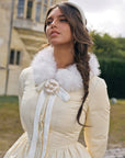 Powder Snow Rose Puffy Down Jacket (Goose Yellow)