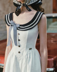 Sailor Love Letter Dress (Navy)