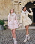 Powder Snow Rose Puffy Down Jacket (pink)