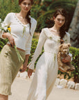 Daisy Bouquet Knit skirt