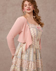 Curve&Plus Strawberry Farm Knit Cardigan(Pink)