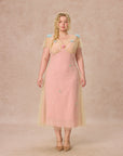 Curve&Plus Wind Perched Rose Quartz Dress
