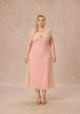 Curve&Plus Wind Perched Rose Quartz Dress