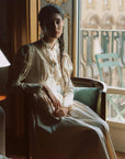 Rose Cape Dress - Beige