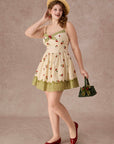 Curve&Plus Wild Cherry Dress(Short)