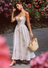 Love Flower Notes Corset Dress