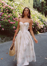 Love Flower Notes Corset Dress