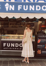 Cream Clove Corset Dress