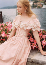 Pink Champagne Corset Dress