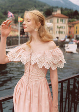 Pink Champagne Corset Dress