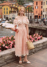 Pink Champagne Corset Dress