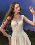 Lacemade fairycore prom dress - elegant white lace aesthetic