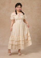 Curve&Plus Flower&Poetry Corset Dress