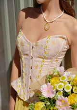 Gilded Flower Poem Corset