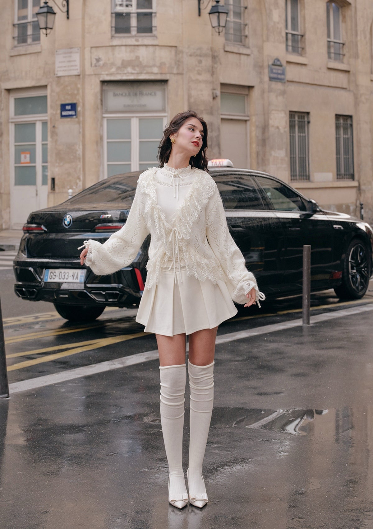 Moonlight Handwriting Knit Cardigan