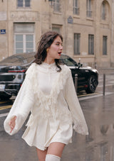 Moonlight Handwriting Knit Cardigan