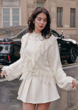 Moonlight Handwriting Knit Cardigan