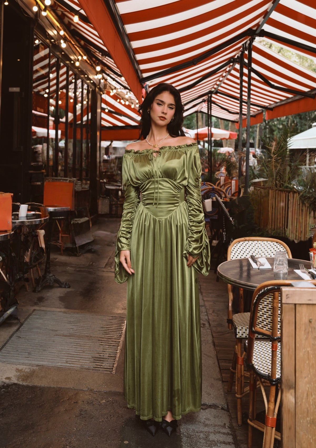 Olive Tint Parthenon Dress
