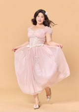 Curve & Plus Pink Mist Fairy Dress