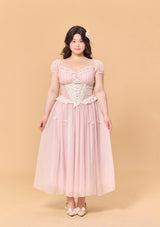 Curve & Plus Pink Mist Fairy Dress
