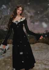 Symphony of Blossom Knit Dress