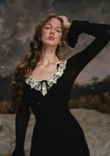 Symphony of Blossom Knit Dress