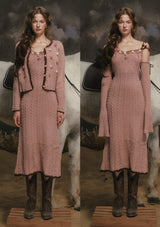 Floral Juliette Knitted Dress