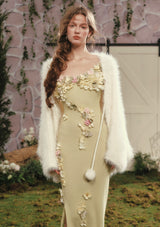 Green Chanson Knit Dress