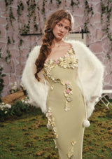 Green Chanson Knit Dress