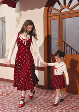 Toddler Girl Strawberry Post Office Knit Bottom Shirt