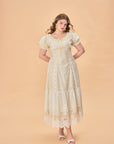 Curve & Plus Green Grapes Dress