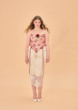 Curve & Plus Rose Sous La Lune Corset Dress