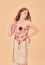 Curve & Plus Rose Sous La Lune Corset Dress