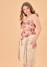Curve & Plus Rose Sous La Lune Corset Dress