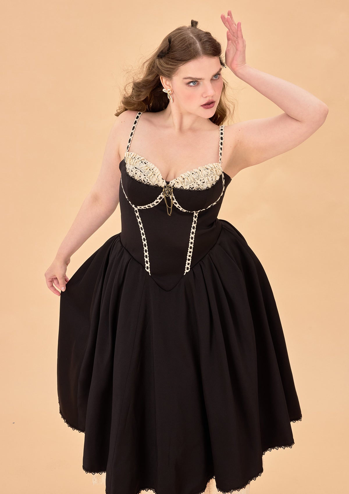 white christmas dresses Curve & Plus Kate The Schemer Corset Dress Pre-Order / Short / 0xl
