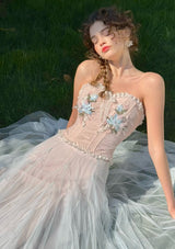 The Blue Lily Gauze Skirt