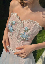 The Blue Lily Corset