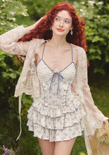 Blue Cherry Blossom Dress